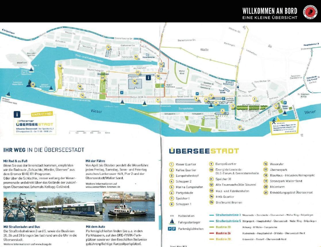 Suesses Motorboot - Bremen Ueberseestadt Exterior foto